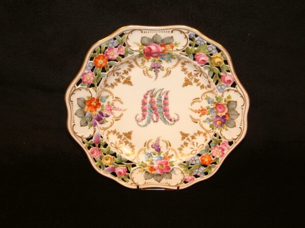 Dresden Carl Thieme Marie Antoinette Plate – Salado Creek Antiques